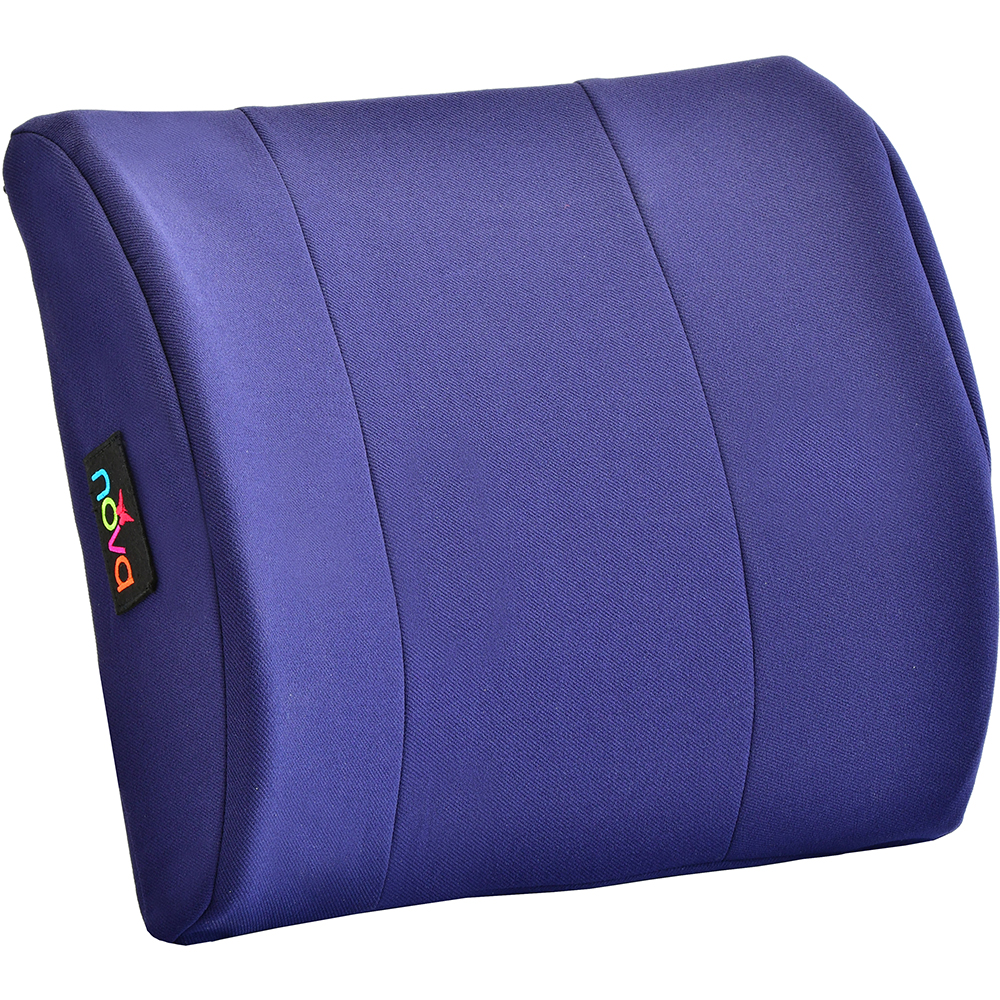 BACK CUSHION MEMORY FOAM BLUE